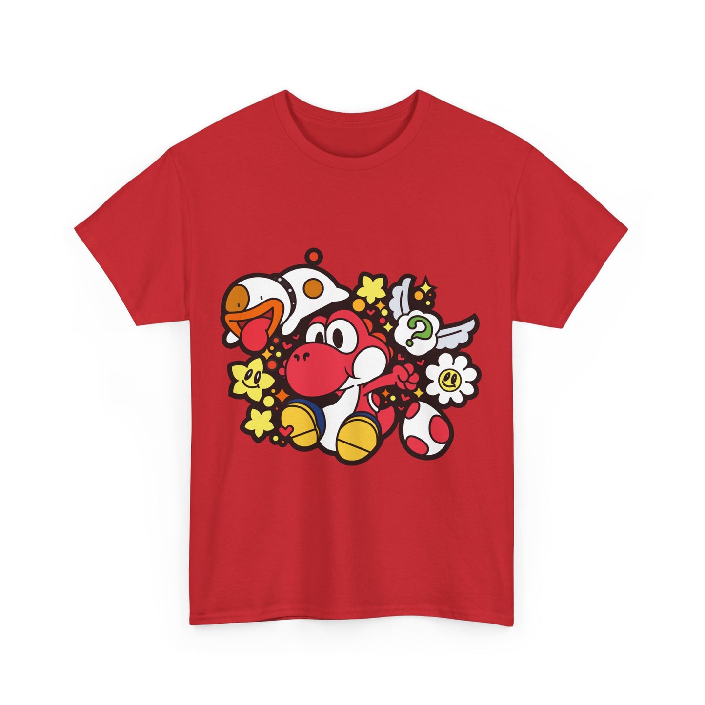 Red Playful Dino | Unisex T-Shirt