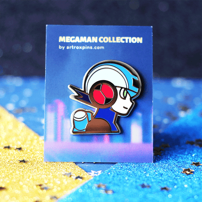 Mega Net Hero Enamel Pin | Futuristic Adventure-Inspired Collectible