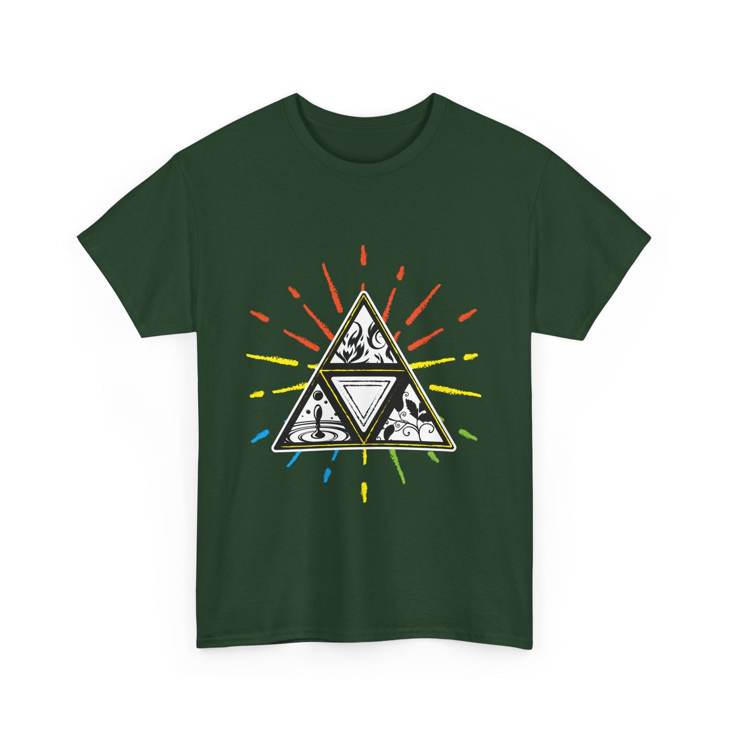 Golden Power Triangle | Unisex T-Shirt