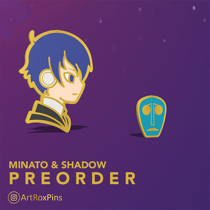 PREORDER | Mystical Guardian & Blue Mask Enamel Pin Set | Mystical Adventure-Inspired Collectible