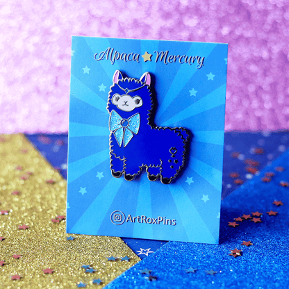 Mystical Guardian Alpaca Enamel Pin | Magical Adventure-Inspired Collectible