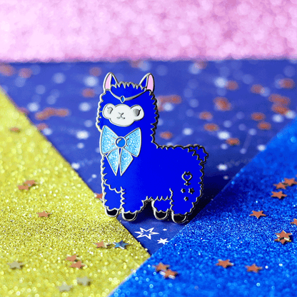 Mystical Guardian Alpaca Enamel Pin | Magical Adventure-Inspired Collectible