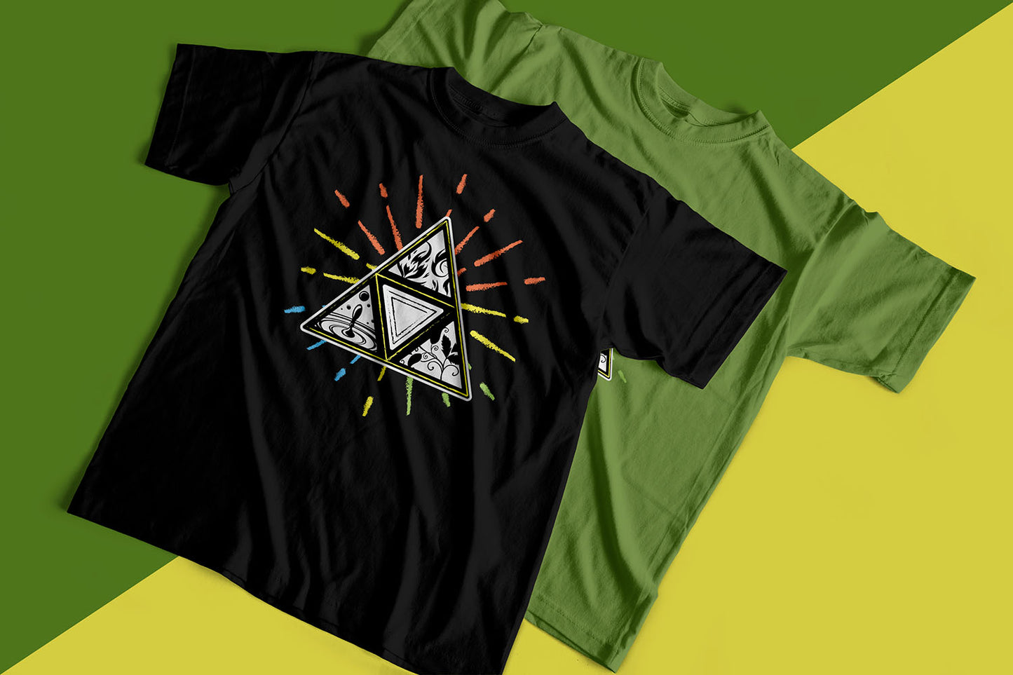 Golden Power Triangle | Unisex T-Shirt