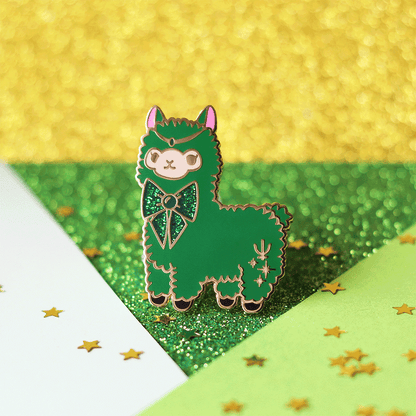 Oceanic Guardian Alpaca Enamel Pin | Magical Adventure-Inspired Collectible