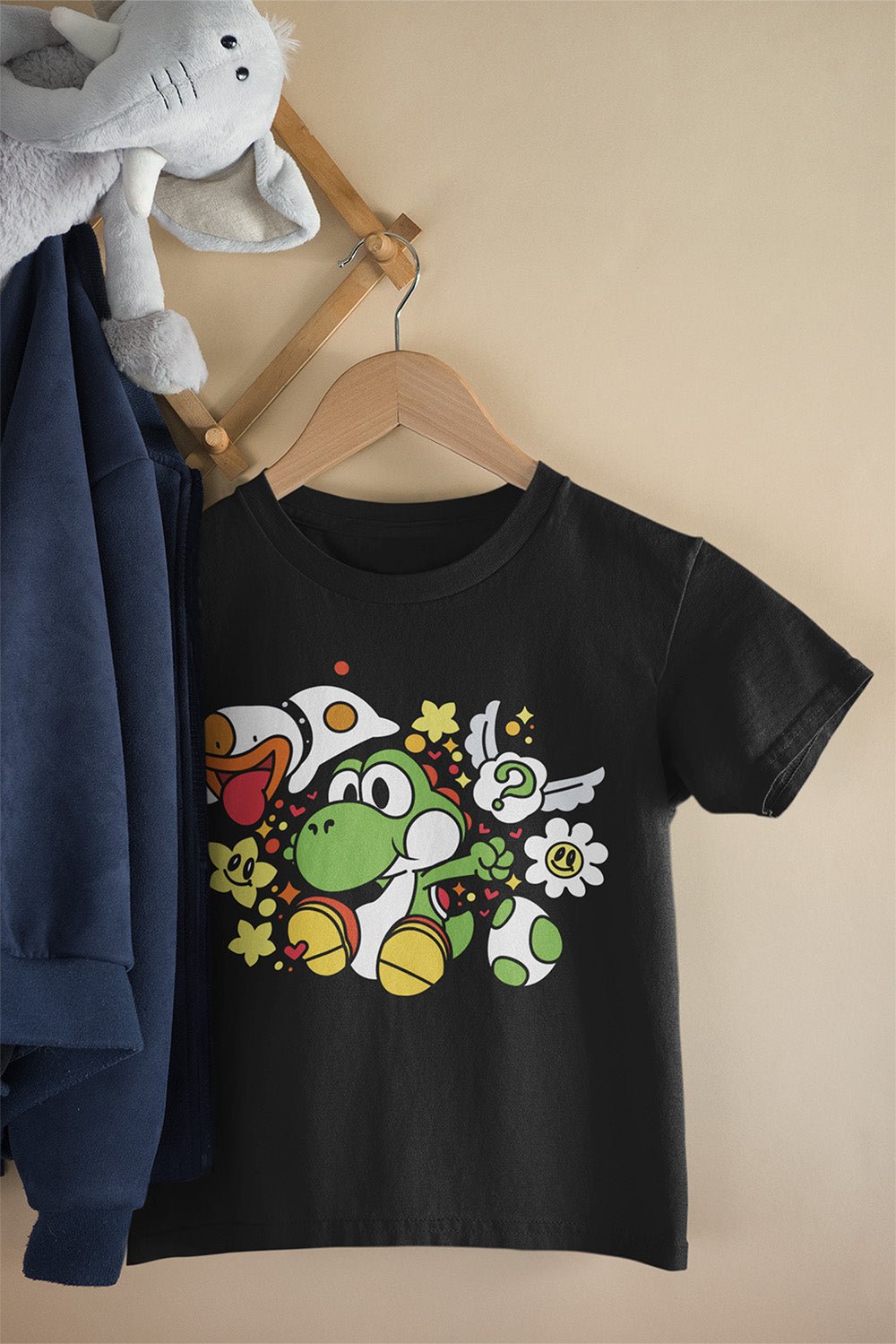 Green Playful Dino | Kids Heavy Cotton Tee