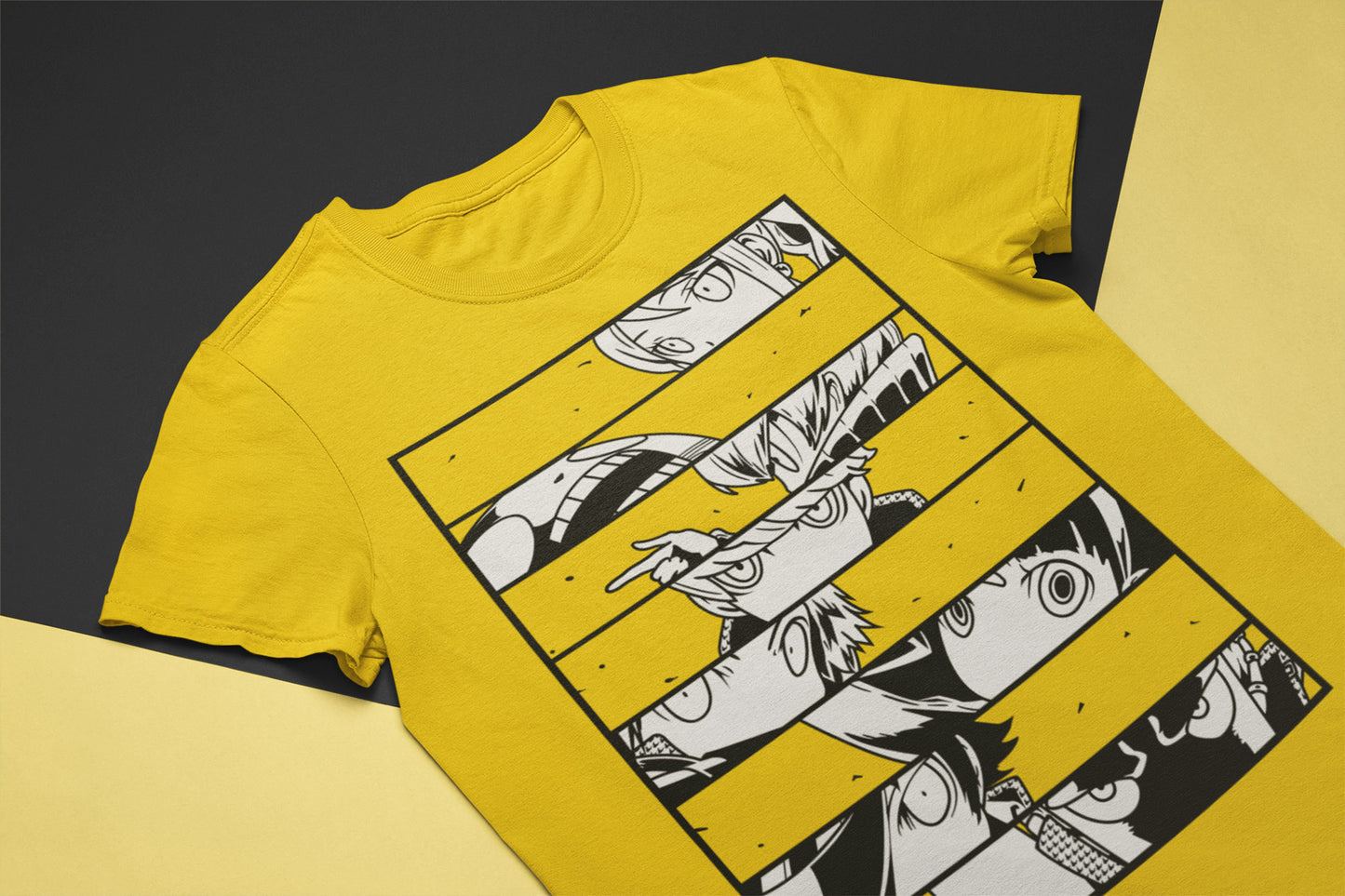 Golden Action Heroes | Yellow Unisex T-Shirt