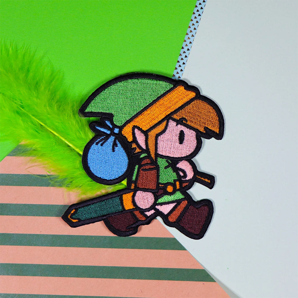 Heroic Elf Chibi Iron-On Set | Adventure-Inspired Embroidery Patch