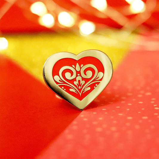 Heart Container Enamel Pin | Fantasy Adventure-Inspired Collectible