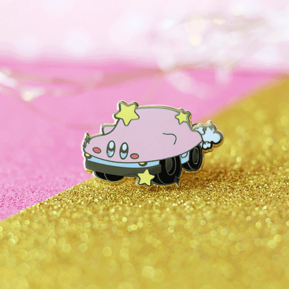 Gold Karby Enamel Pin | Whimsical Adventure-Inspired Collectible