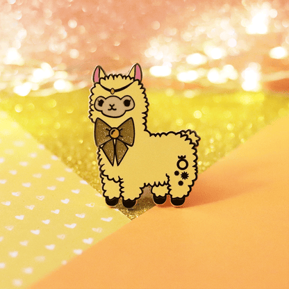 Sky Guardian Alpaca Enamel Pin | Magical Adventure-Inspired Collectible