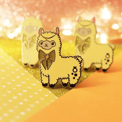 Sky Guardian Alpaca Enamel Pin | Magical Adventure-Inspired Collectible