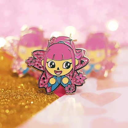 Female Villager Enamel Pin | Whimsical Life-Inspired Collectible