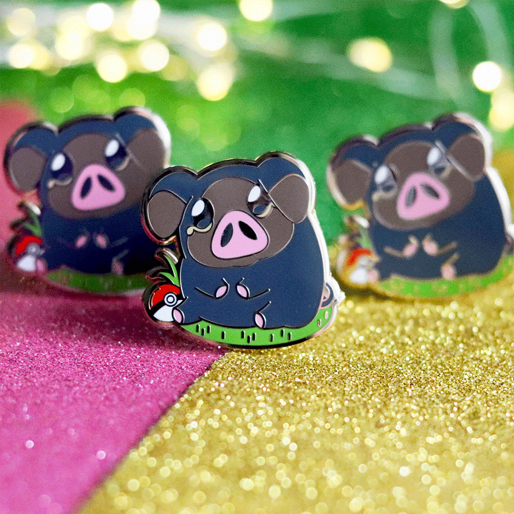 Lechonk Enamel Pin | Adorable Creature-Inspired Collectible